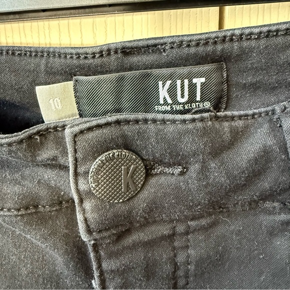 Kut from the Kloth Black High Rise Natalie Fab Ab Bootcut Jeans Women’s Size 10 - Picture 8 of 8